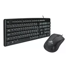 Teclado Usb Abnt2 107 Teclas + Mouse Usb 1000 Dpi Monocron