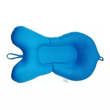 Almofada Para Banho Bebê Banheira Sapeca Kids Azul Liso