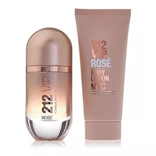 Carolina Herrera 212 Vip Rose Edp 80ml + Body Lotion 100ml