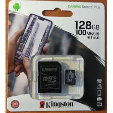 Tarjeta De Memoria Micro Sd Kingston Canva 128gb