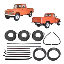 Kit Borracha Porta Vidro Parabrisa Vigia Ford F75 F-75