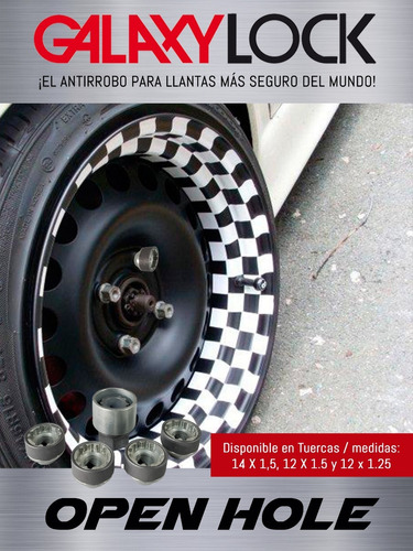 Tuercas Seguridad Galaxylock Open Hole Mazda 3 Envo Gratis Foto 6