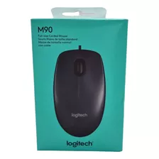 Mouse Logitech M90 Com Fio Original 3 Botões 