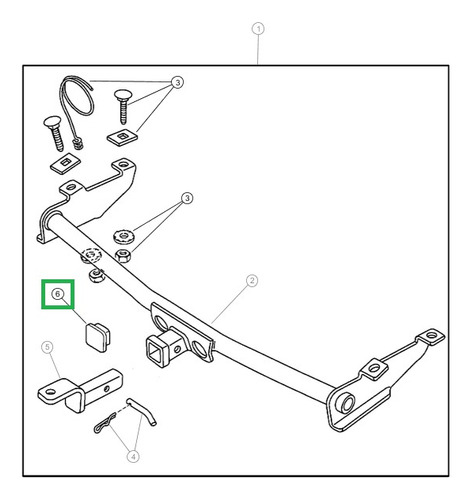 Tapn Receptor Remolque De 2  Logo Jeep Renegade Jeep 16/28 Foto 5