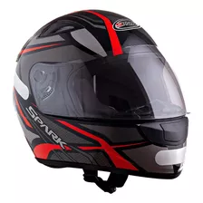 Capacete Ebf Masculino Spark Spider Preto Vermelho