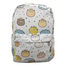 Mochila Moderna Casual Conjunto Bolsas Lapicera Moda Kawaii Kit 3 Piezas