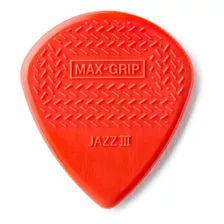 Pick Dunlop Max Grip Jazz Ill 471 - 3n Nylon X 3