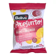 Belive Snacks Presunto 25gr - Snacks De Milho Sem Glúten