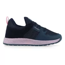 Sneaker Hush Puppies Light Fury Navy/pink Para Niña