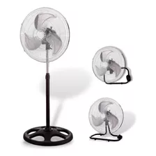 Ventilador Pedestal 3 En 1 Potente Metálico 18 Pared Piso