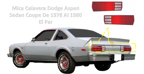Mica Calavera Dodge Aspen Sedan Coupe De 1978 Al 1980 El Par Foto 2