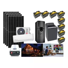 Kit Solar Aire Acondicionado Minisplit & Casa Isla Autónomo