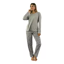  Pijama De Mujer Marca María Liz Animal Print. Art. 2302