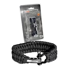 Pulseira Bracelete Paracord Ntk Militar Tática C/ Regulagem