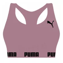 Top Puma Sem Costura Costas Nadador - Original Nota Fiscal