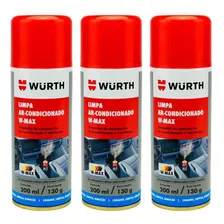 Kit 3 Higienizador Limpa Ar Condicionado Wurth W-max Lavanda