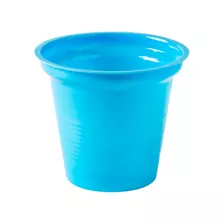 Vaso Azul Plástico P/ Nieve Helado 75 Ml D:6.2 Wow 1000 Pzs