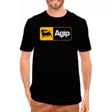 Camiseta Agip - Plus Size 100% Algodão - Preta