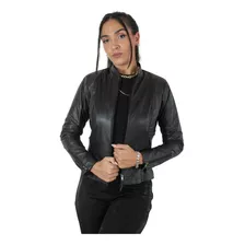 Jaqueta Blusa De Couro 100% Bovino Legítimo Feminina 214 