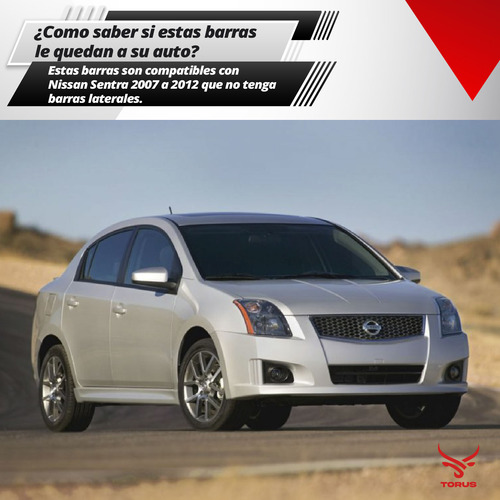 Barras Portaequipaje Nissan Sentra 2007 2008 2009 2010 2011 Foto 6