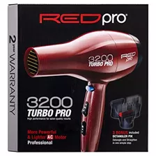 Red Pro De Kiss Professional Hair Secer 3200 Turbo Con Acces Color Multicolor