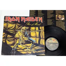 Iron Maiden - Piece Of Mind - Lp 1983 Capa Simples Usa