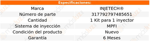 1- Repuesto P/1 Inyector Galant L4 2.4l 94/98 Injetech Foto 2