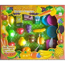 Horti Delivery Brinquedo Infantil Frutas Com Velcro