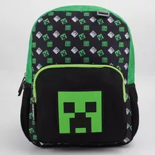 Mochila Juvenil Escolar Minecraft Rubber