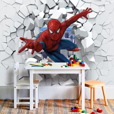 Painel Adesivo Vinil Autocolante Homem-aranha Quarto M²