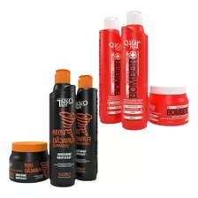 Kit Home Care Sos Furacão + Kit Bombeiro Qatar Hair