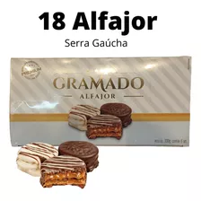 Chocolate Alfajor Gramado Recheio Triplo Combo Com 18 Un