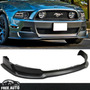 Fits 13-14 Ford Mustang Gt Style Pu Front Bumper Lip Spl Zzg