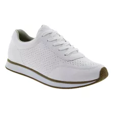 Tênis Jogging Casual 1716501 Branco Via Marte 