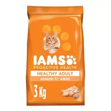 Iams Alimento Seco Para Gato Adulto Sabor Pollo 3kg