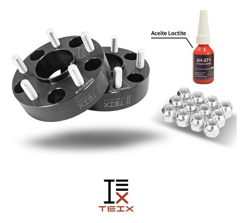 Kit Adaptadores 1.5 Pul 5/114 A 5/127 Jeep Tj Jk 5x4.5 A 5x5 Foto 2