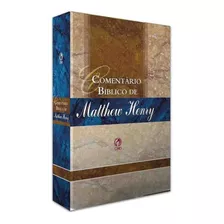 Livro Comentário Bíblico Matthew Henry Volume Único