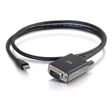 Adaptador Mini Displayport A Vga, 3 Pies/negro