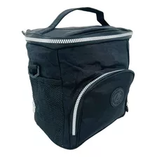 Lancheira Bolsa Termica Porta Marmita Alça Ombro Fitness Cor Preta Modelo 2