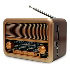 Radio Retro Vintag Antigo Am Fm Sd Usbmp3 Bluetooth 110/220v