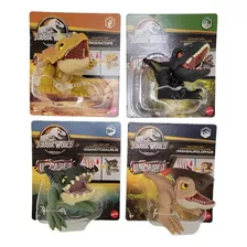 Jurassic World 2023 Wild Pop Ups Set 4 Figuras Sin Jaula