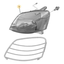 Proyector Izquierdo Peugeot Partner 1.4 N Peugeot 6204ax