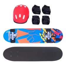 Skate Infantil 24 Polegadas Com Kit Proteção - Importway