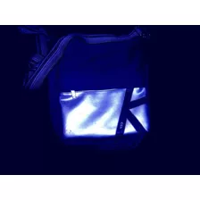 Bolso / Morral Largo Azul Oscuro De Marca Kio Clasica Chic 