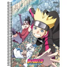 Caderno Time Boruto Universitário Naruto Espiral 1 Matéria