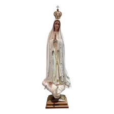 Imagem Nossa Senhora Fatima Olho Vidro Portugal Escu B 62cm