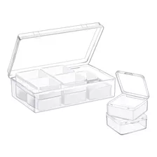 Caja Organizadora De Plástico Transparente De 12 Piezas Co.