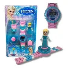 Relógio Infantil Digital Boneco Lego Montar Meninos/meninas