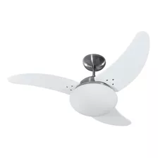 Ventilador De Teto Tron Solano 3 Pás Mdf Branco 130w 220v