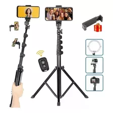 Trípode Celular Selfie Stick Bluetooth Control Remoto 170cm